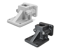 GN 171-Side flanged bases with eccentric axis for connecting clamps
